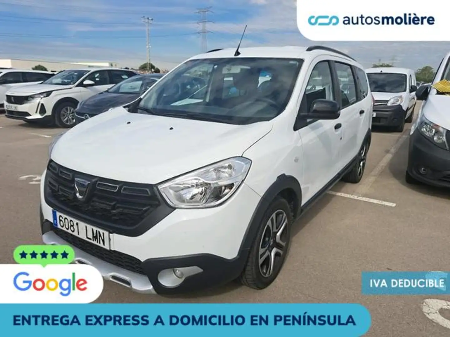 Dacia Lodgy 1.6 GLP Stepway Serie Limitada Aniversario 7pl. 80 Blanco - 1