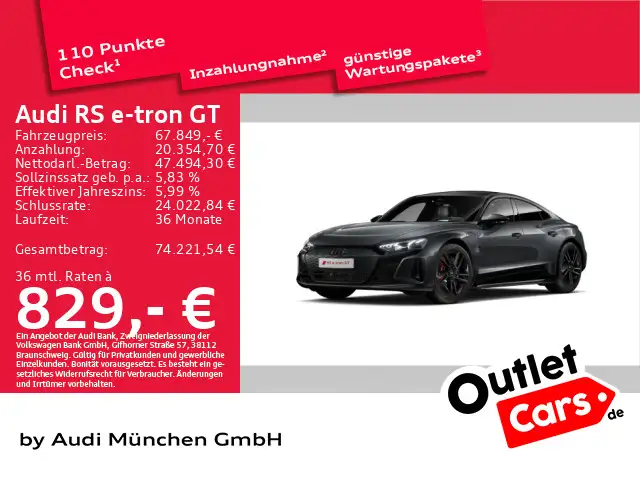Audi RS e-tron GT Keramik/Laser/Allradl./Sportsitz pr