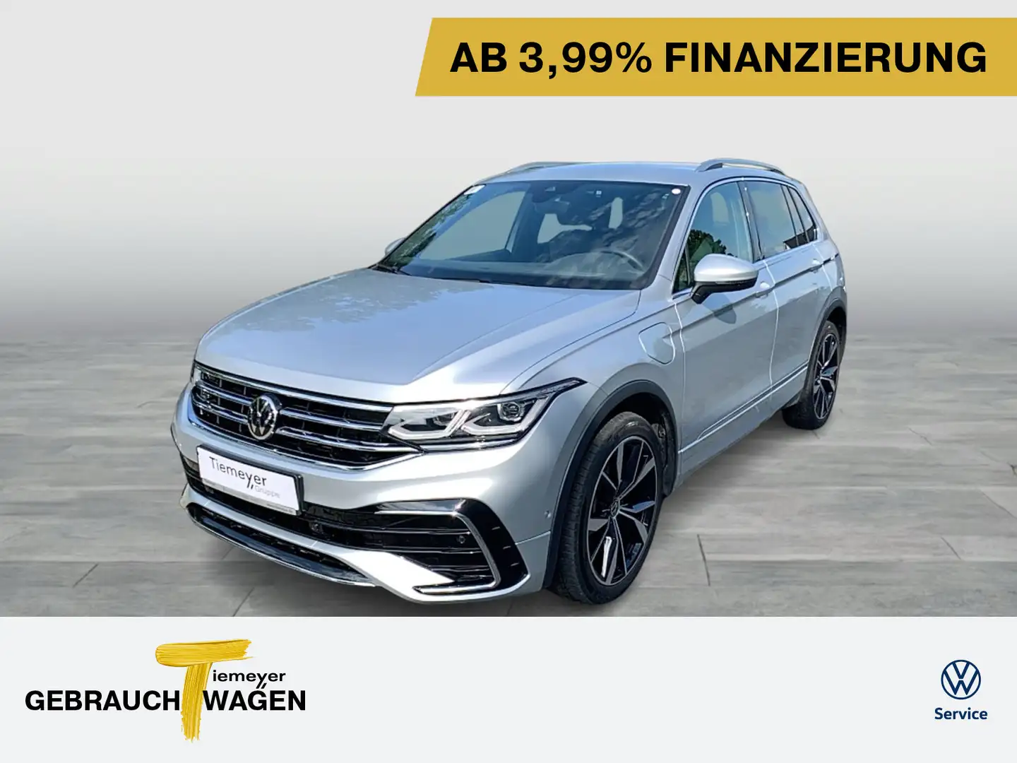 Volkswagen Tiguan eHybrid R-LINE LM20 AHK IQ.LIGHT ACC+ DCC Silber - 1