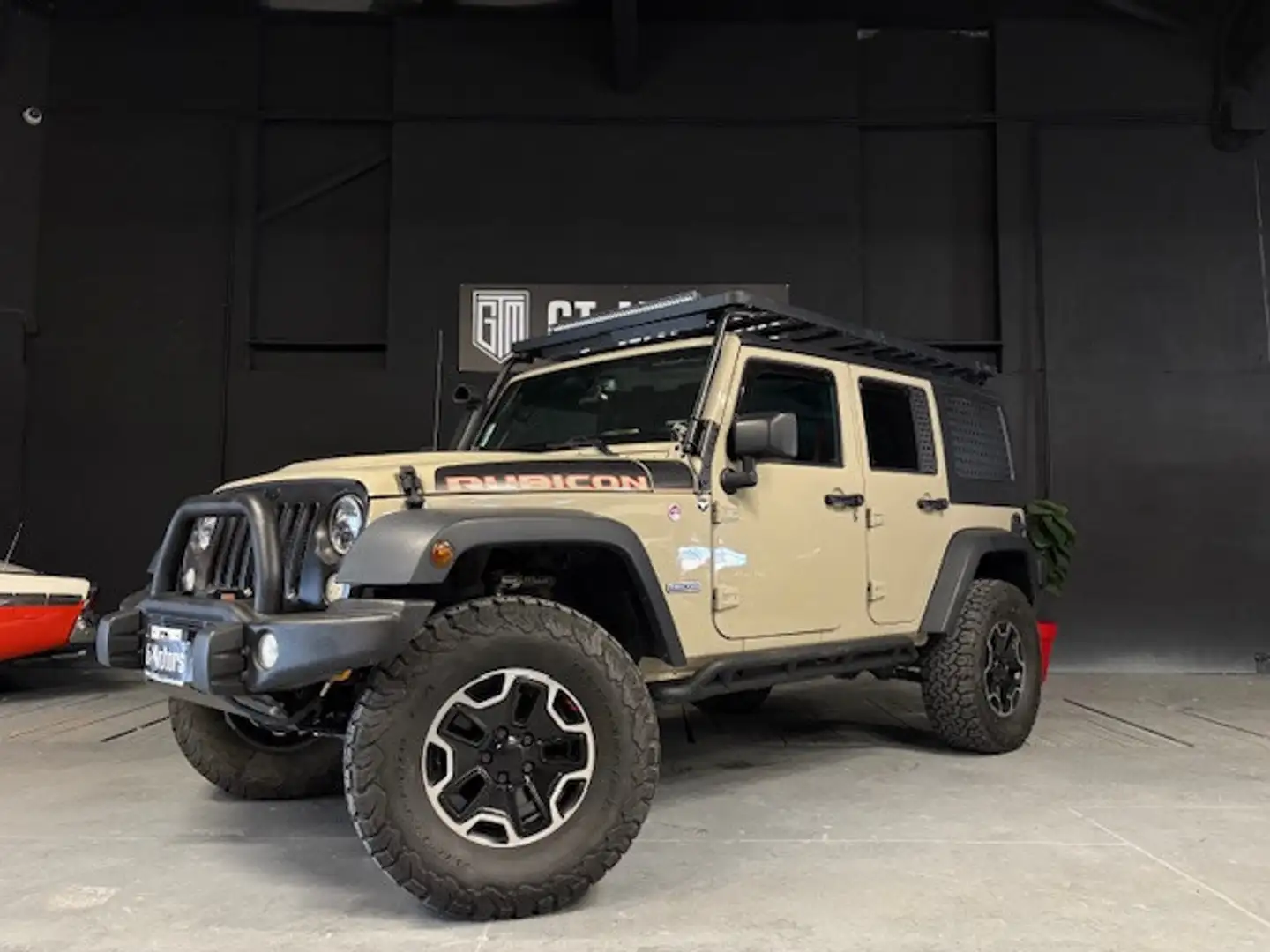 Jeep Wrangler 3.6 V6 284CH RUBICON RECON BVA Beige - 1