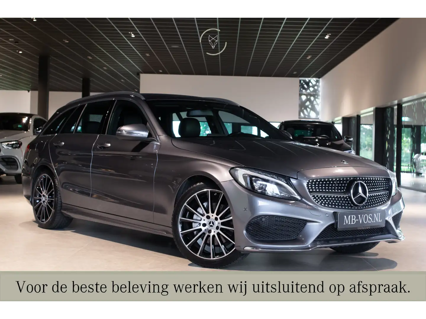 Mercedes-Benz C 180 Estate AMG Sport Edition BTW|Leder|Sfeerverlichtin Gris - 1