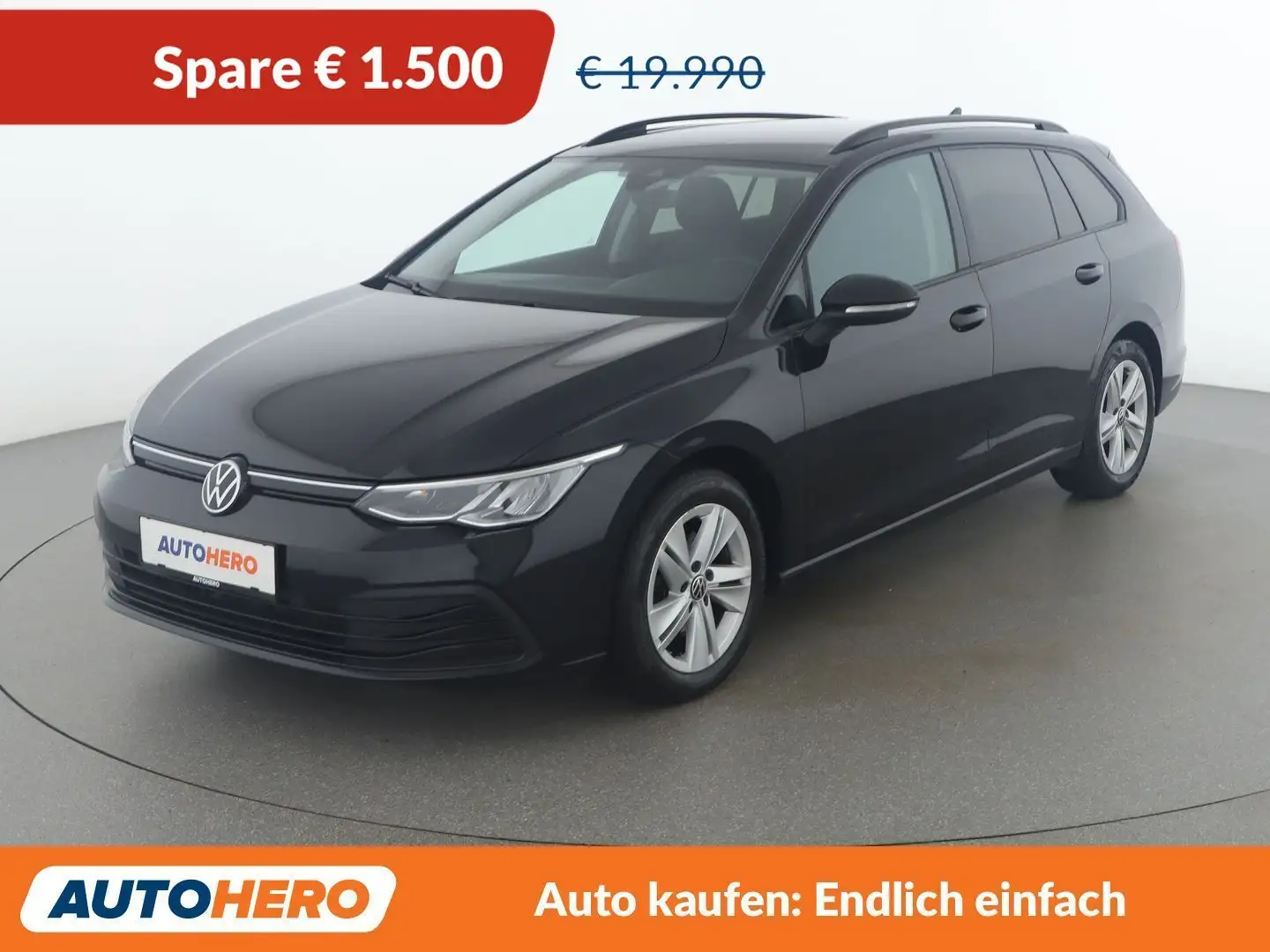 Volkswagen Golf 1.0 eTSI Life Mild-Hybrid Schwarz - 1