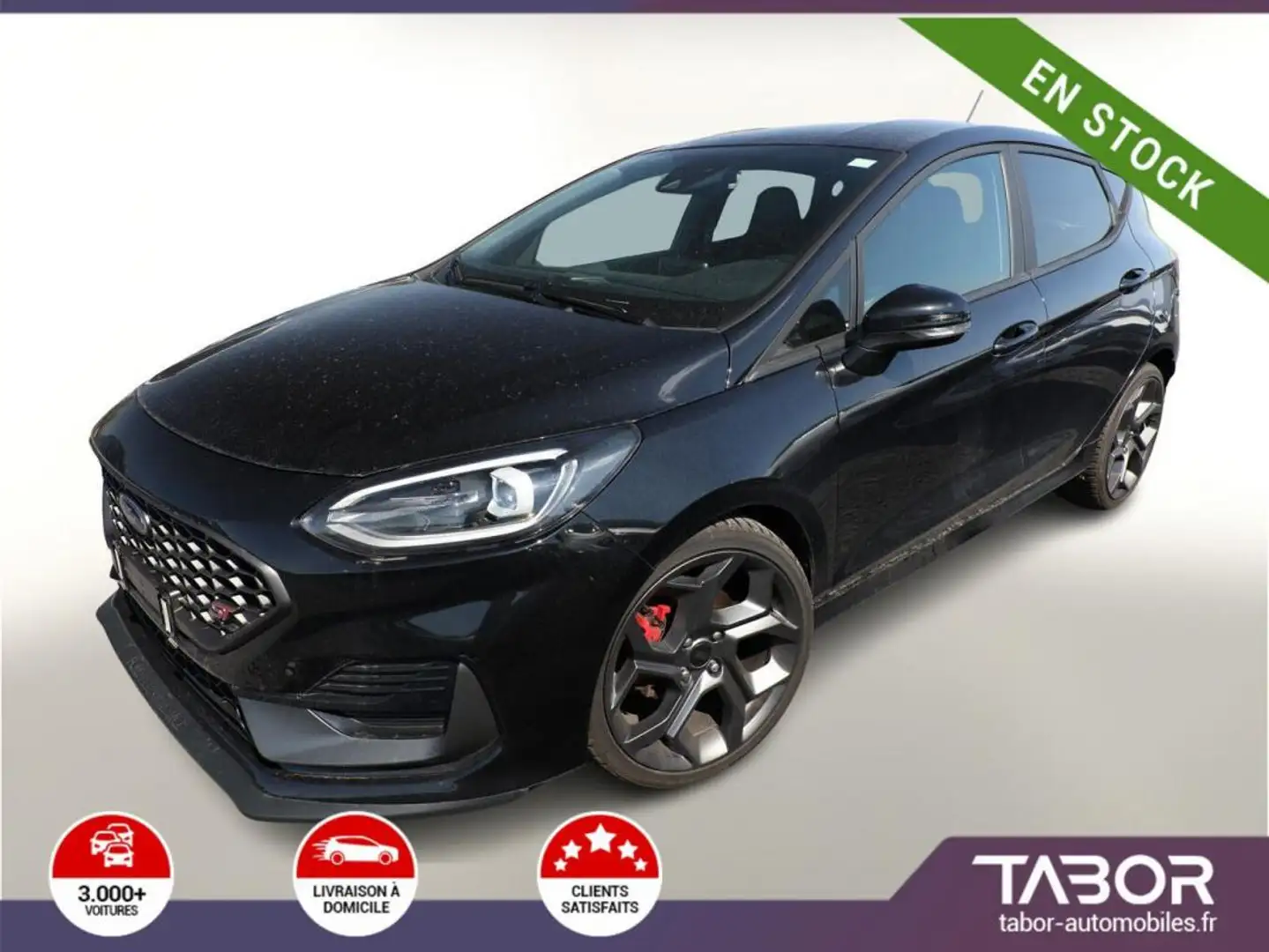 Ford Fiesta 1.5 EB 200 ST X LED GPS radars 18P Noir - 1
