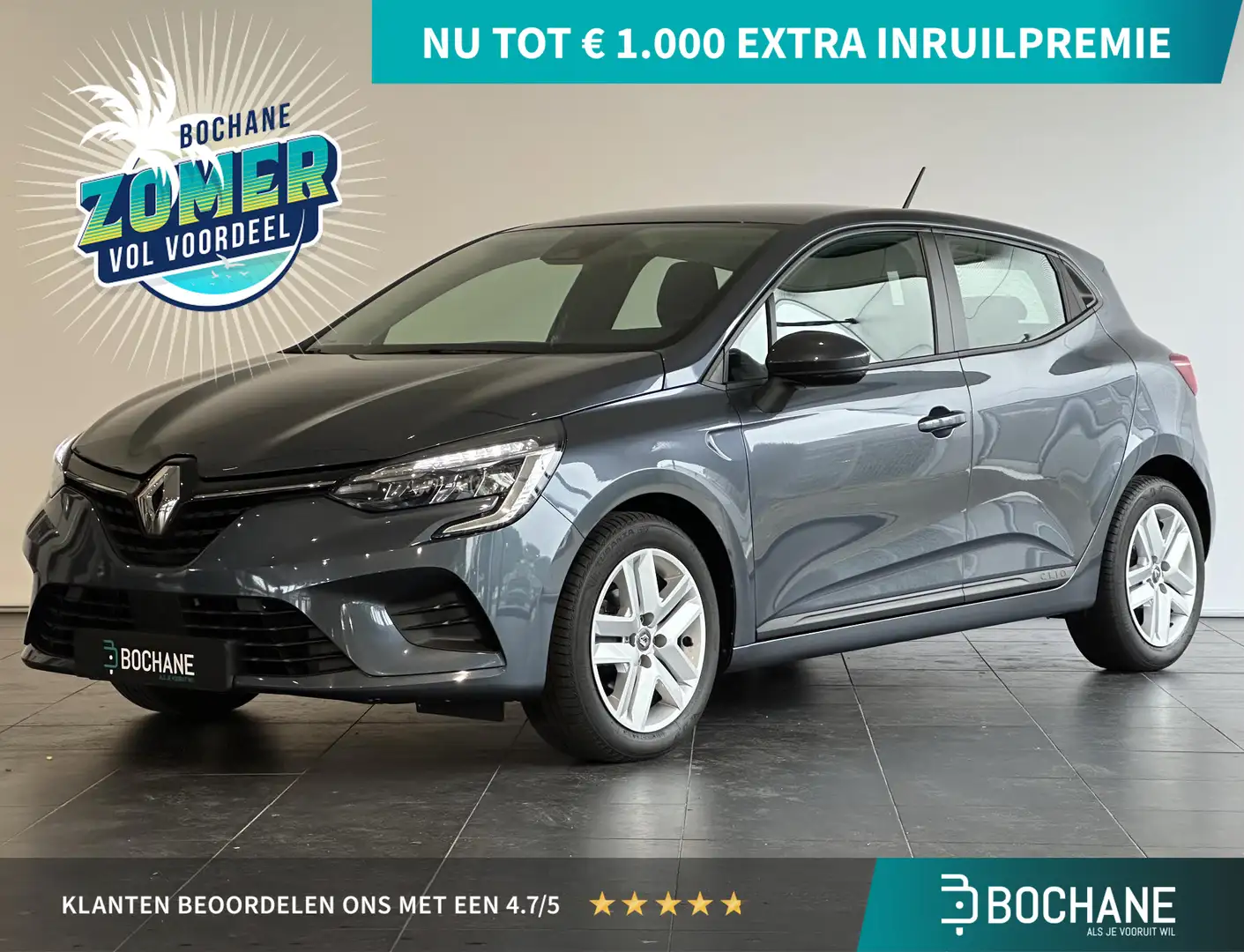 Renault Clio 1.0 TCe Zen APPLE CARPLAY | PARKEERSENSOREN ACHTER Grijs - 1