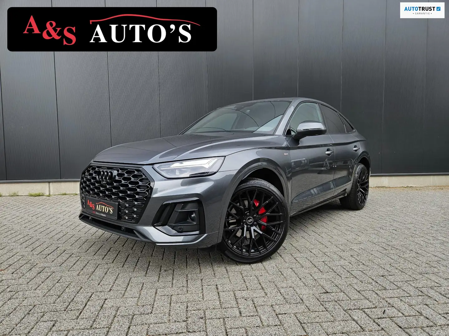 Audi Q5 Sportback 45 TFSI 265pk Quattro 3x S line Panorama Gris - 1