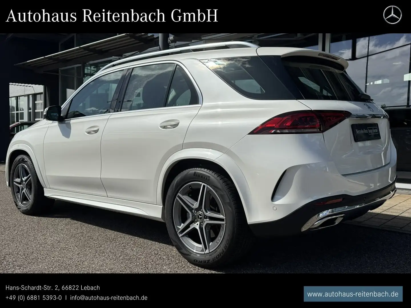 Mercedes-Benz GLE 450 GLE450 4M AMG PANO+STANDHZ AHK+TOTW+360+AIRMATIC Weiß - 2