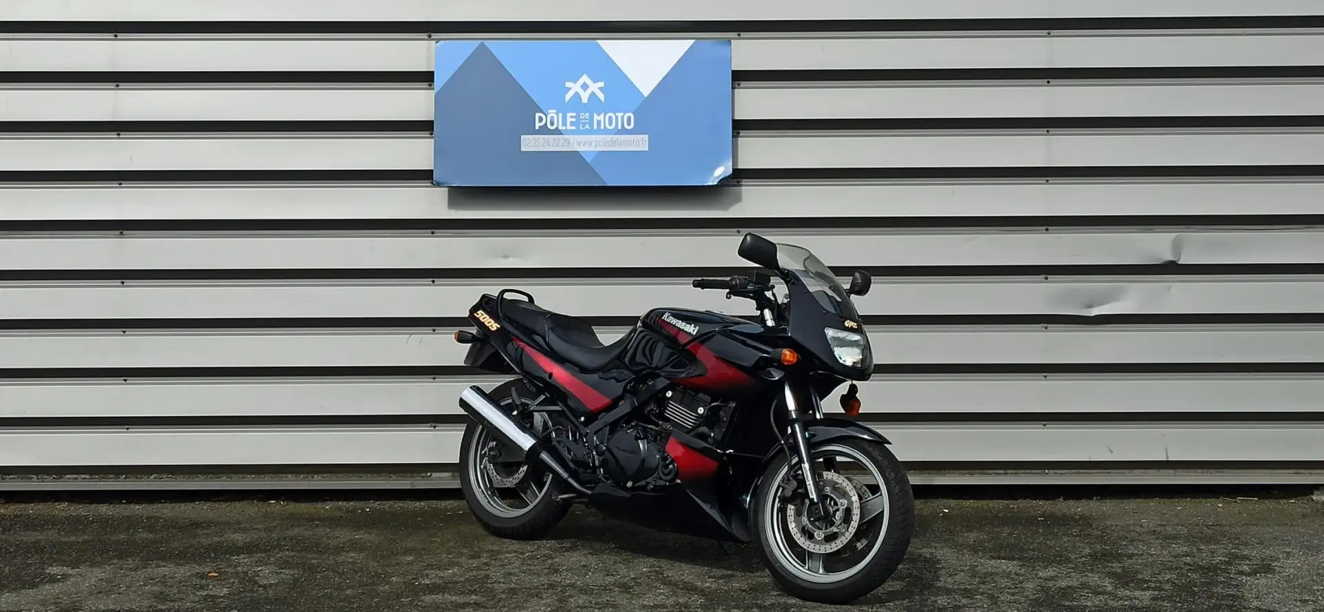 Kawasaki GPZ 500 S Zwart - 1