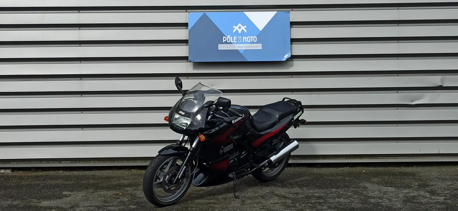 Kawasaki GPZ 500 S Zwart - 2