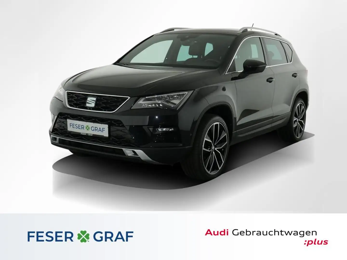 SEAT Ateca 1.4 TSI Xcellence DSG LED,Navi,Leder,PDC Schwarz - 1