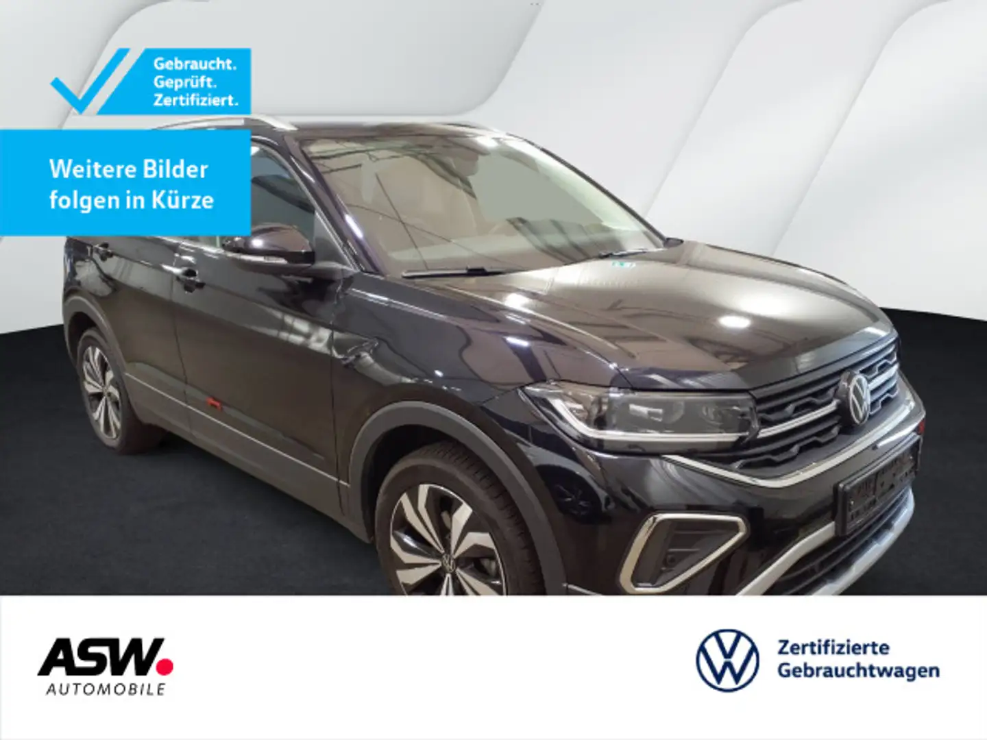 Volkswagen T-Cross Style 1.0 TSI DSG LED Navi PDC SHZ VC Schwarz - 1