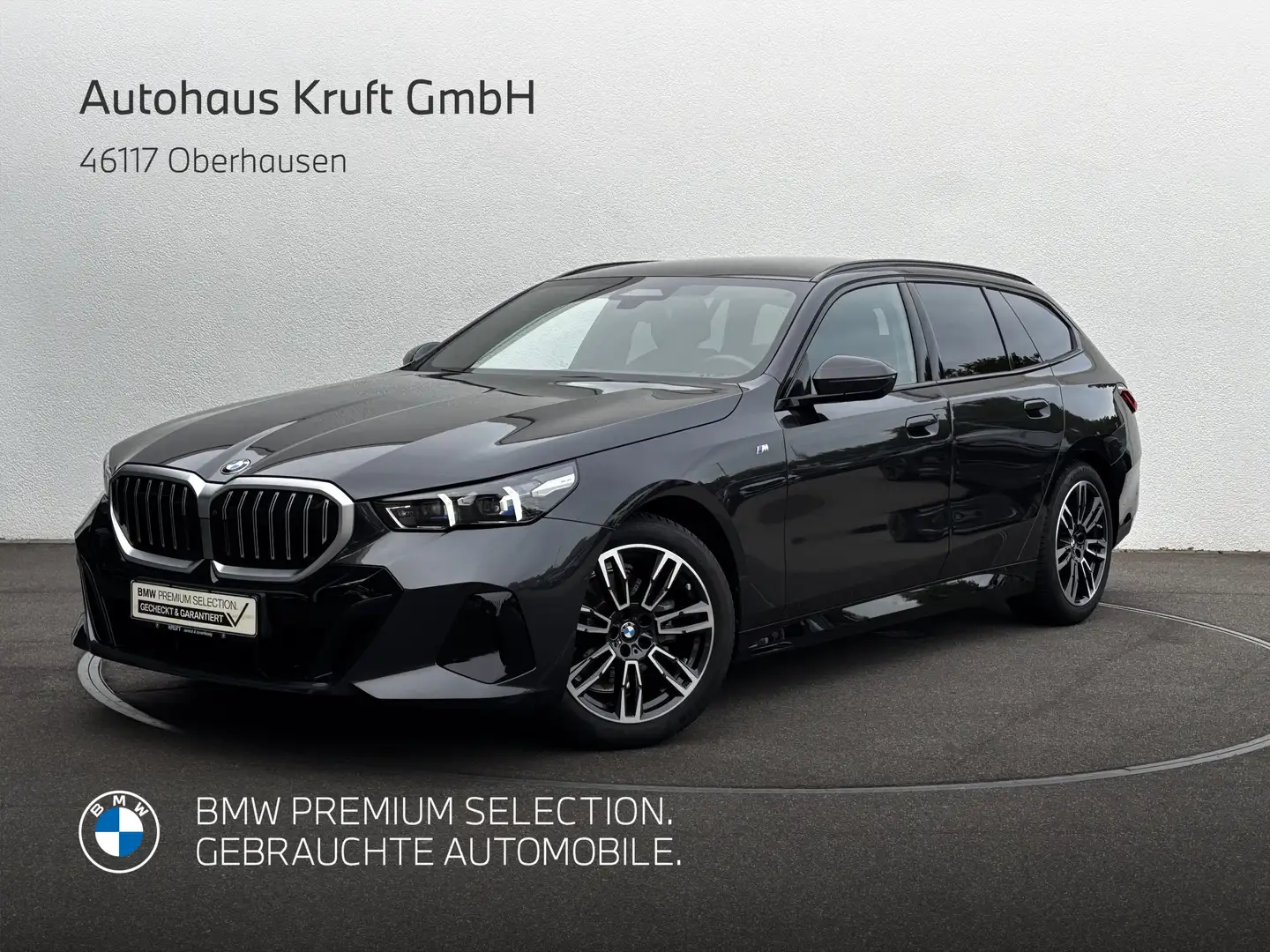 BMW 520 i Touring M SPORT+AHK+STANDHZ+B&W SOUND+ACC Grau - 2