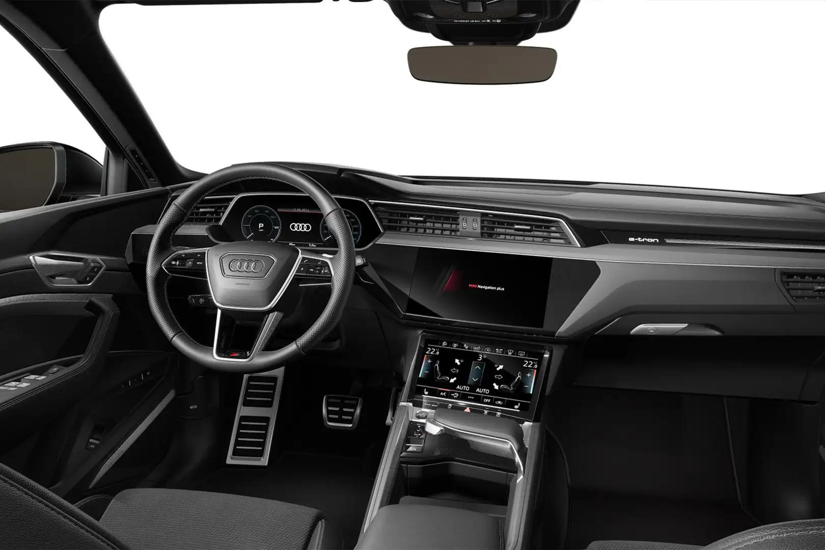 Audi Q8 e-tron 50 quattro S Edition 95 kWh Grau - 2