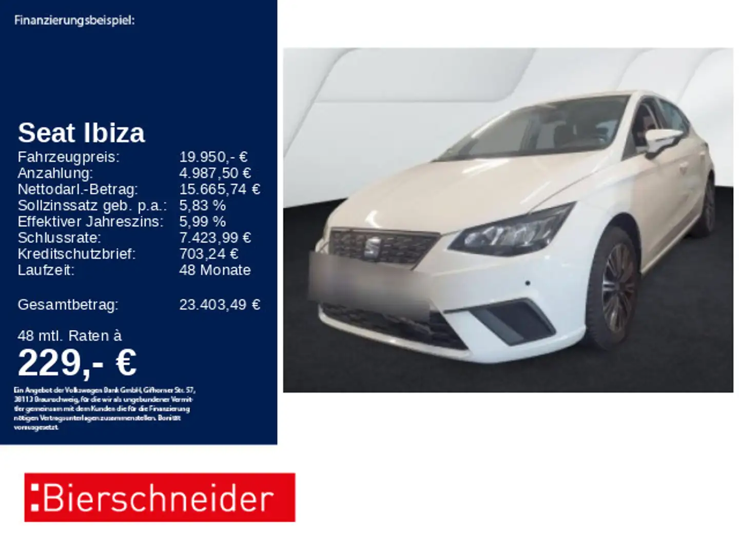 SEAT Ibiza 1.0 TSI DSG Style CAM SHZ NAVI LED Wit - 1