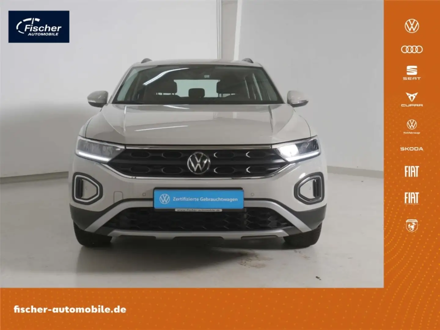 Volkswagen T-Roc 1.5 TSI Life DSG AHK/LED/NAV/PDC/DC/SH Grau - 1