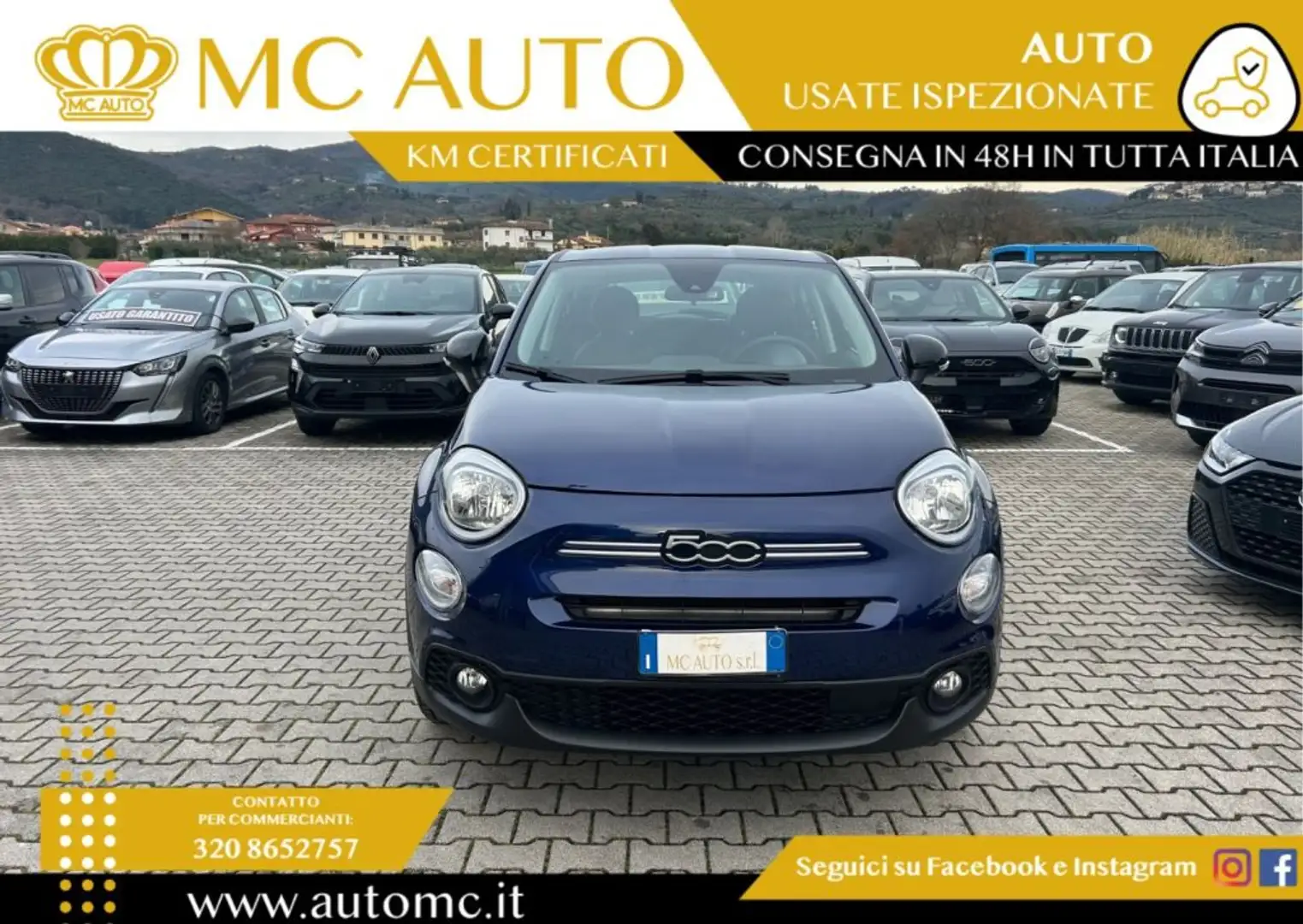 Fiat 500X 1.0 T3 120 CV PROMO CON FINANZIAMENTO Blu/Azzurro - 2