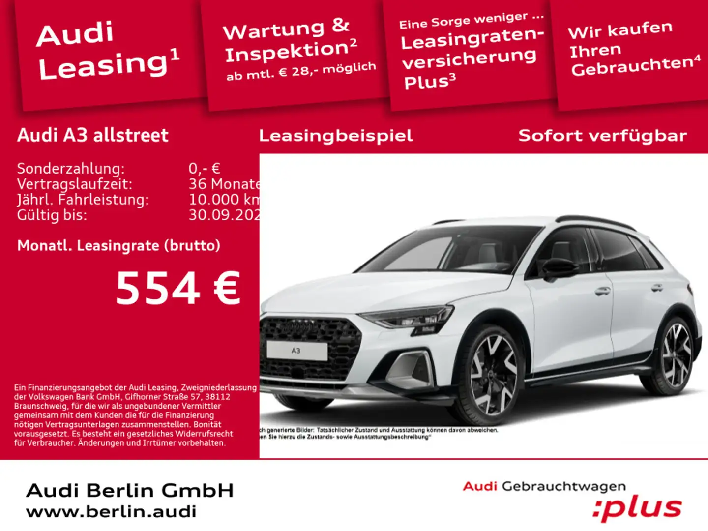 Audi A3 35 TFSI S tronic Weiß - 1