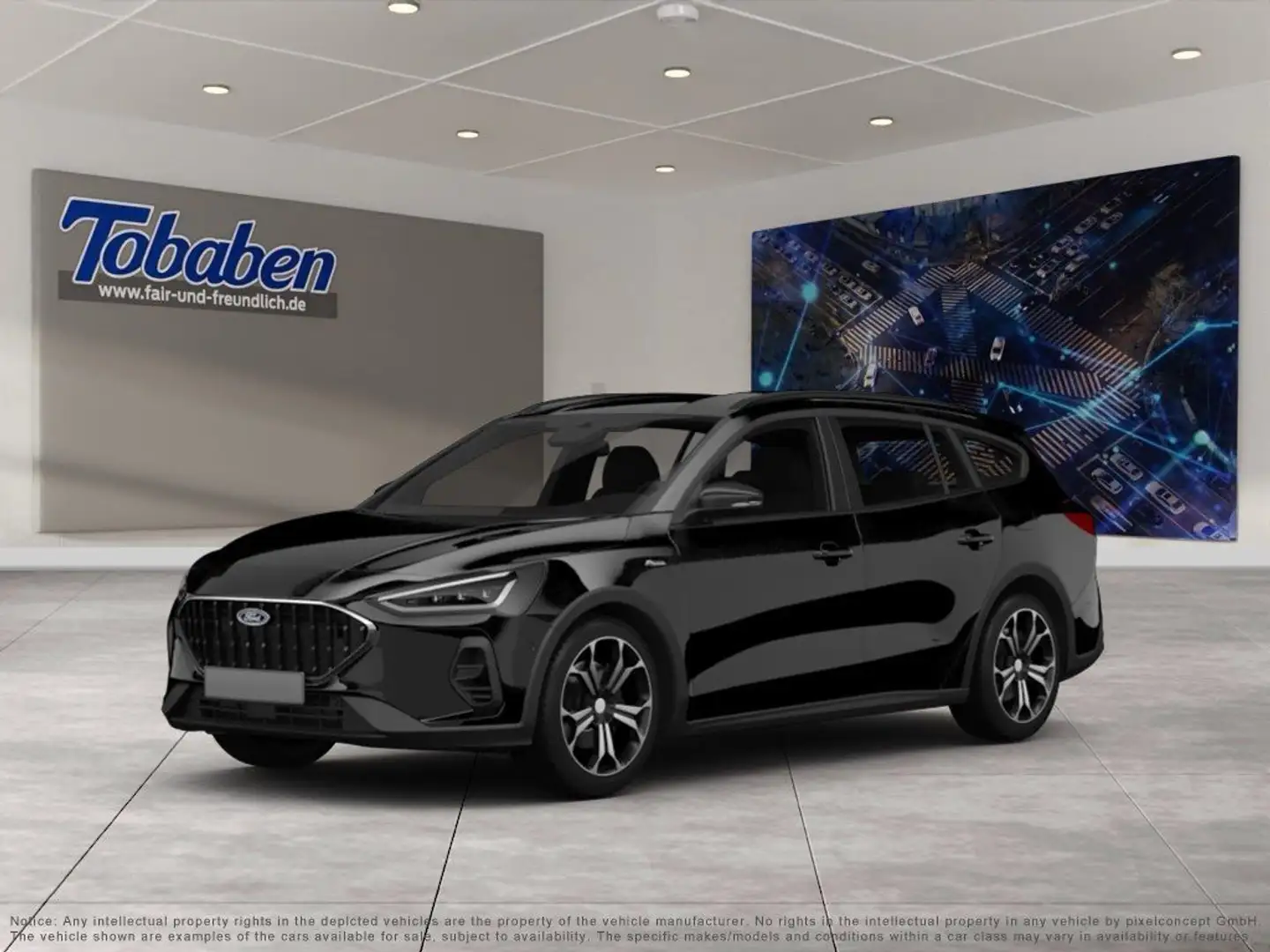 Ford Focus ST-Line 1.0 MHD LED ACC Navi Klima Noir - 1