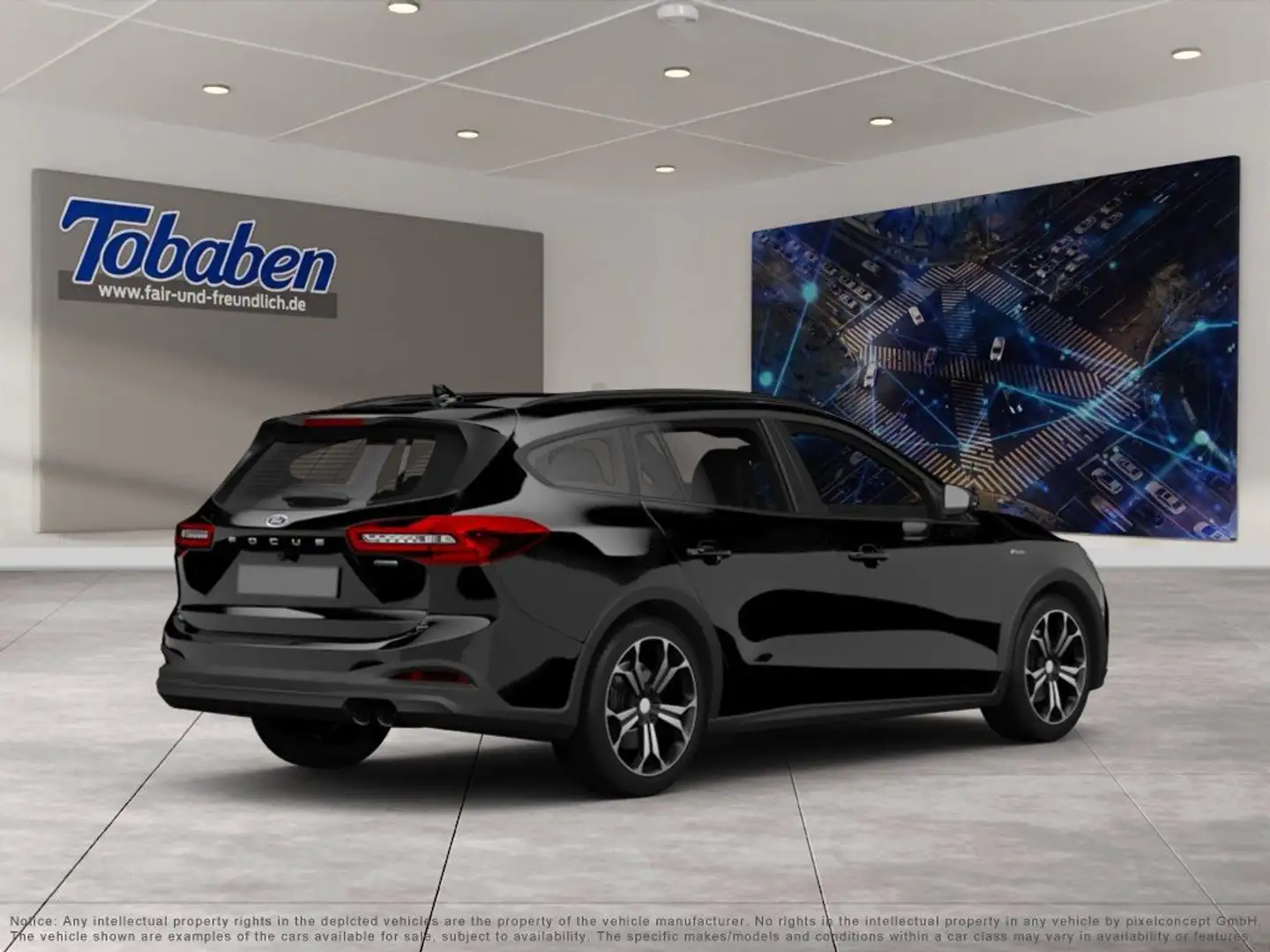 Ford Focus ST-Line 1.0 MHD LED ACC Navi Klima Noir - 2