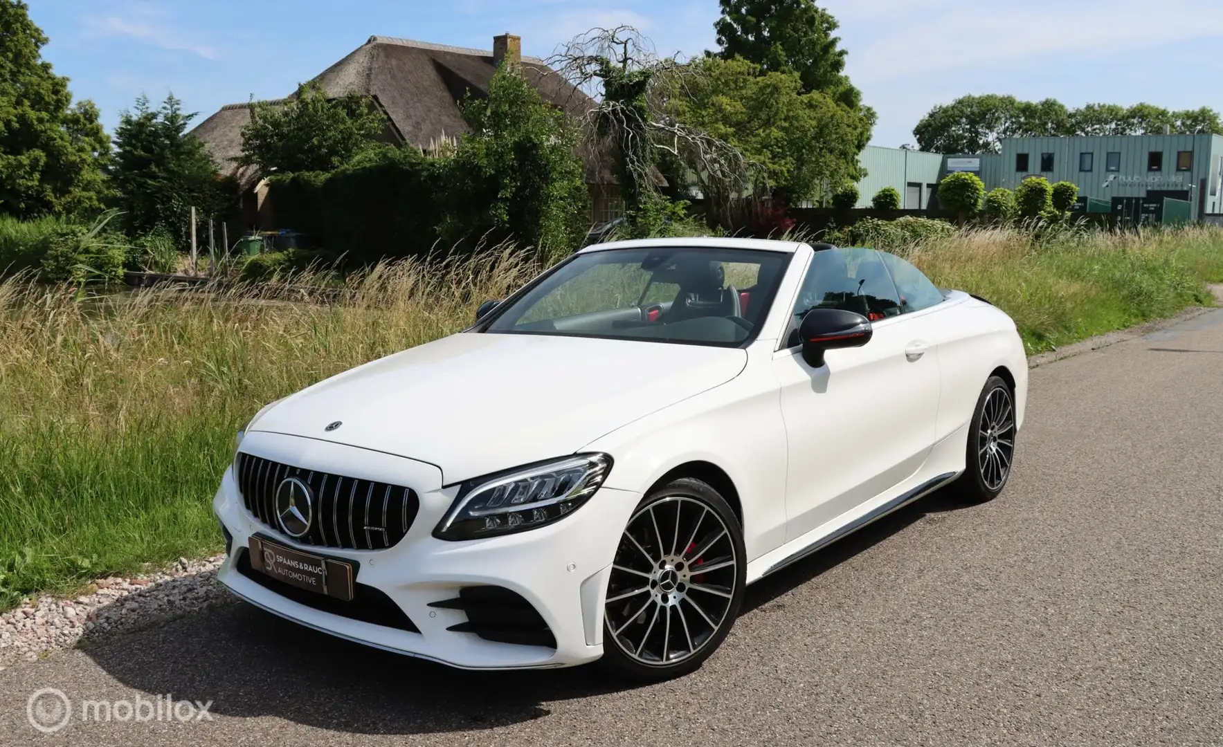 Mercedes-Benz C 180 Cabrio / C63 / Burmester / Nekverwarm. Bianco - 1