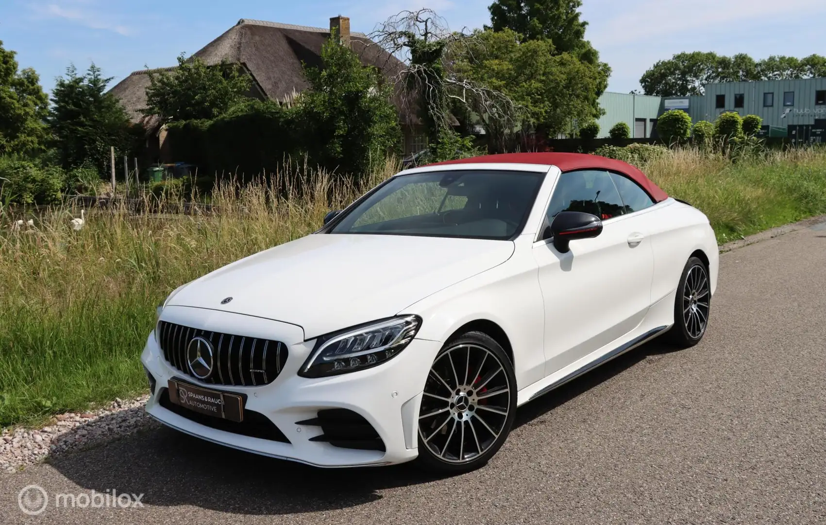 Mercedes-Benz C 180 Cabrio / C63 / Burmester / Nekverwarm. Bianco - 2