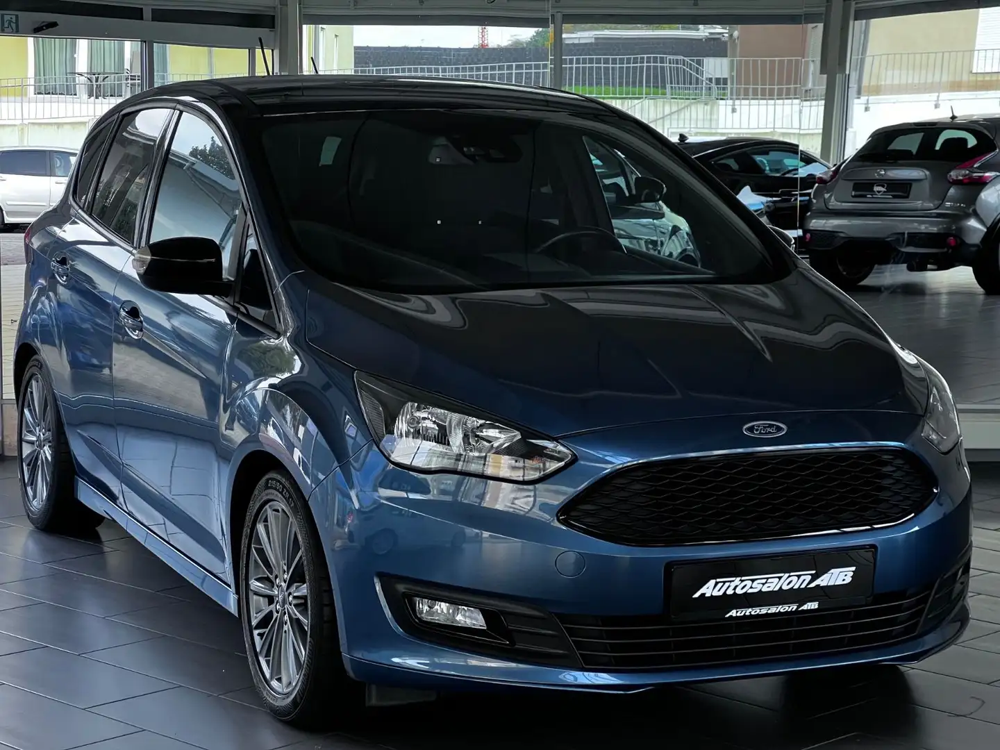 Ford C-Max C-MAX 1.5 EcoBoost Sport 1-HAND NAVI SITZHEIZUNG Bleu - 1
