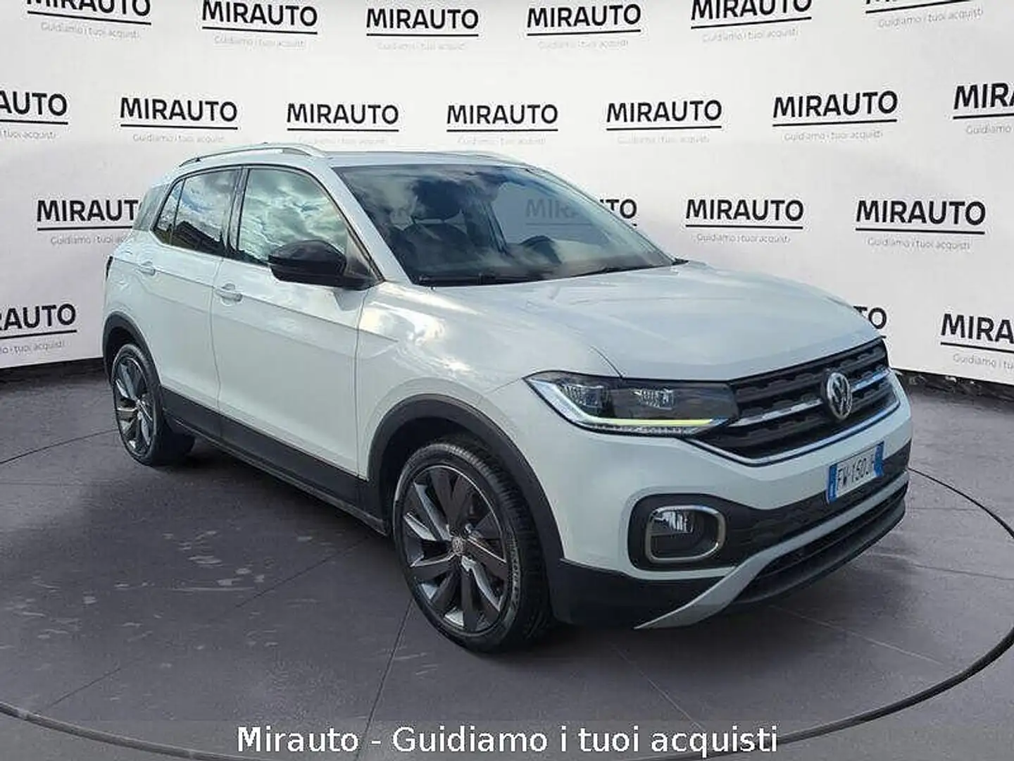 Volkswagen T-Cross 1.0 TSI 85kW Style BMT DSG Weiß - 1