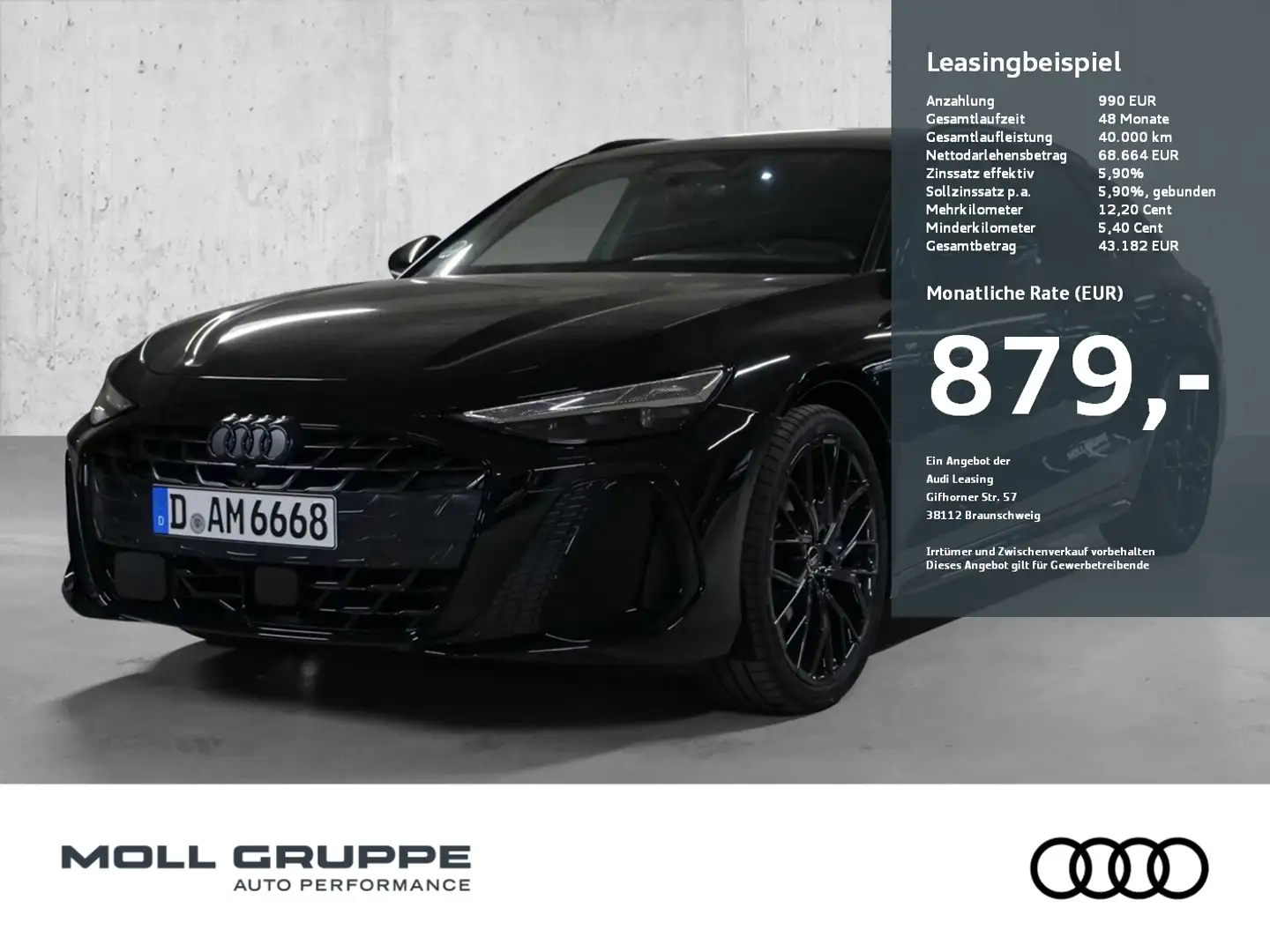 Audi A6 Avant TDI quattro 150 kW S tronic NAVI 4xSHZ Schwarz - 1