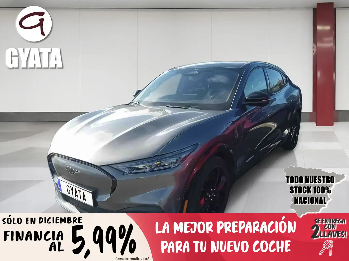 Ford Mustang Mach-E Premium AWD Rango extendido Gris - 1