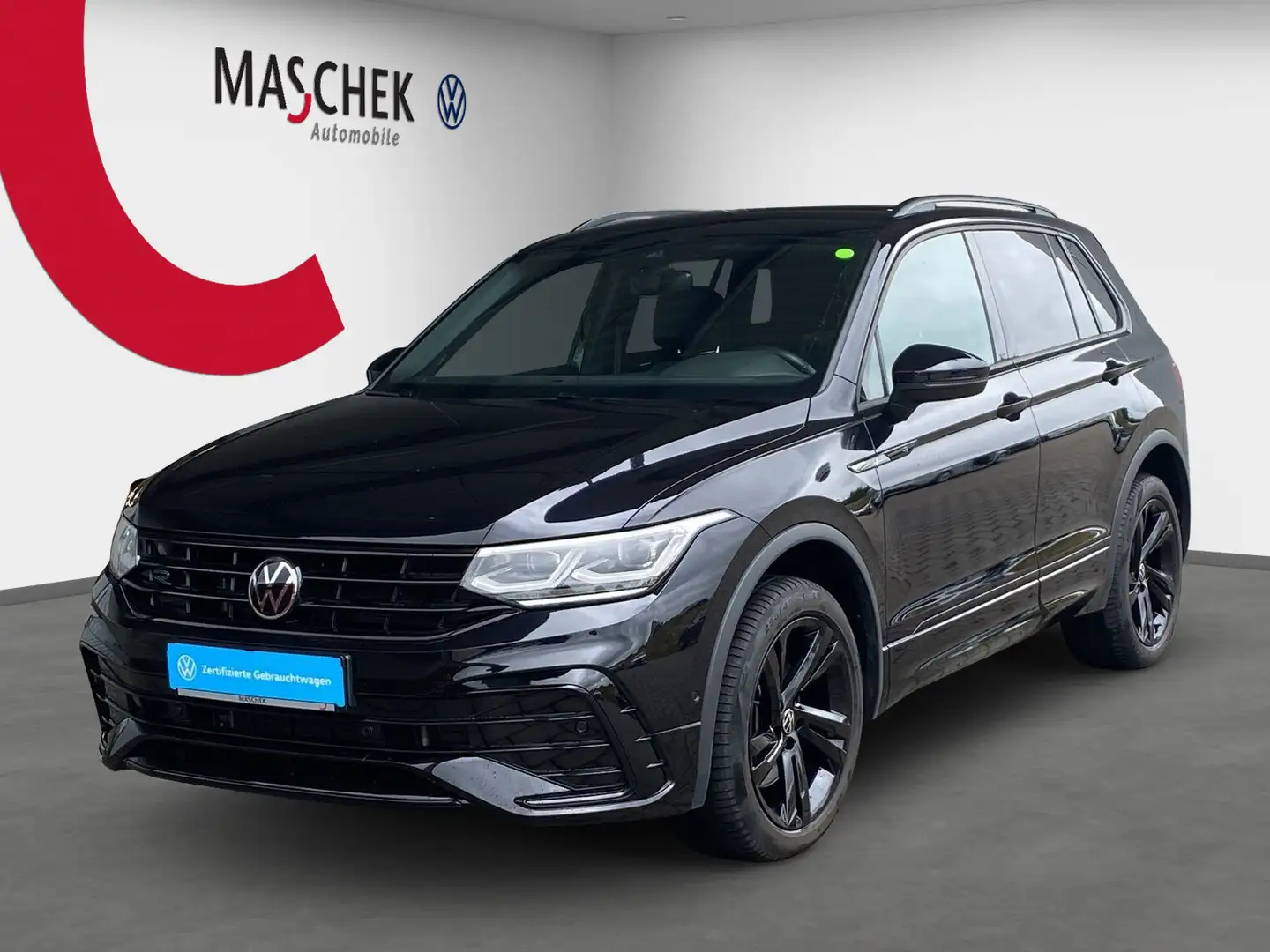 Volkswagen Tiguan R-Line 2.0 TDI IQLight Navi BlackStyle AHK Zwart - 1