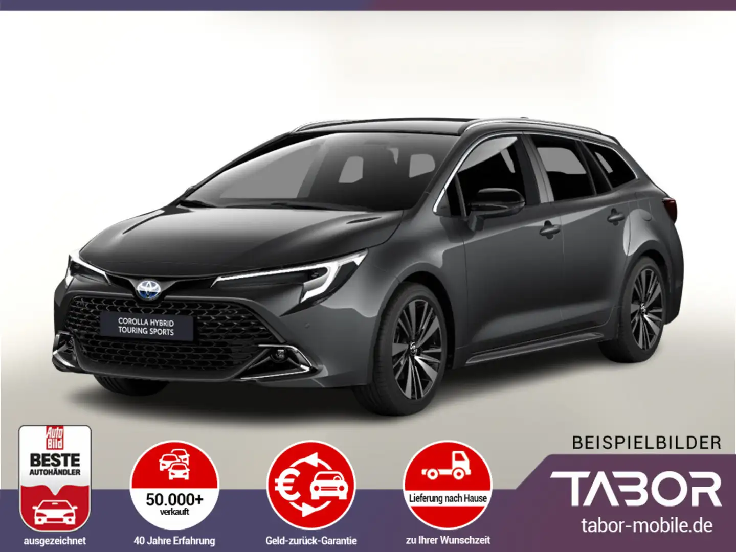 Toyota Corolla TS 1.8 Hybrid 140 ECVT Teamplayer eHK Grau - 1