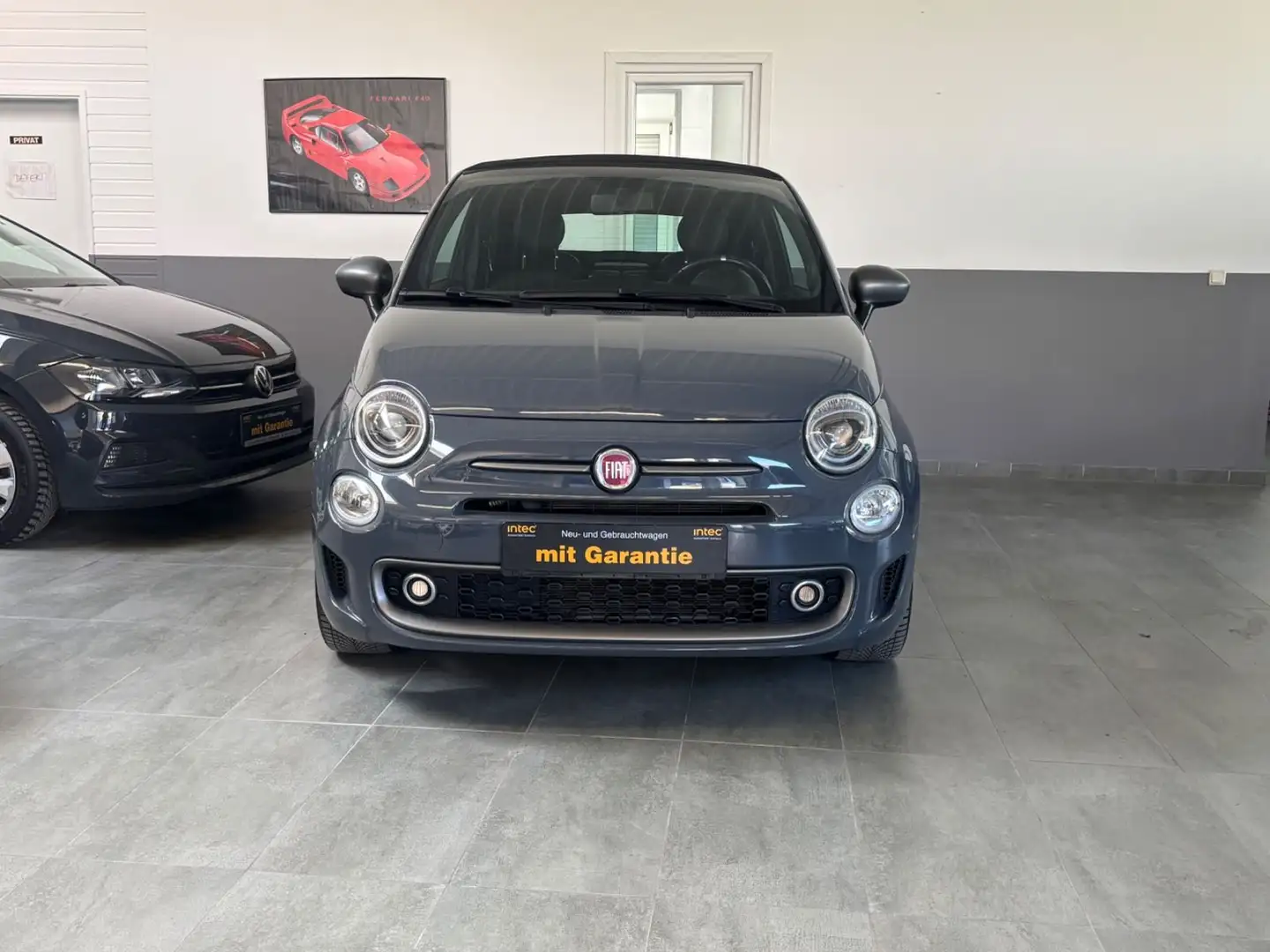Fiat 500 Sport Cabrio Gris - 1
