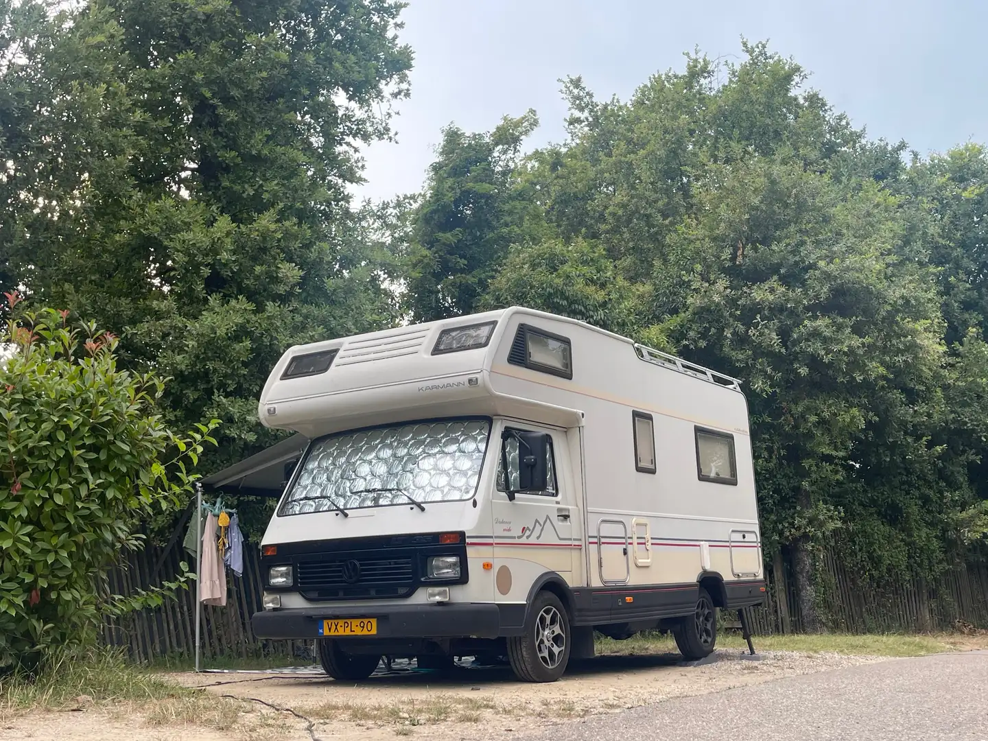 Caravans-Wohnm Karmann VW LT35 Karmann distance gold Weiß - 1