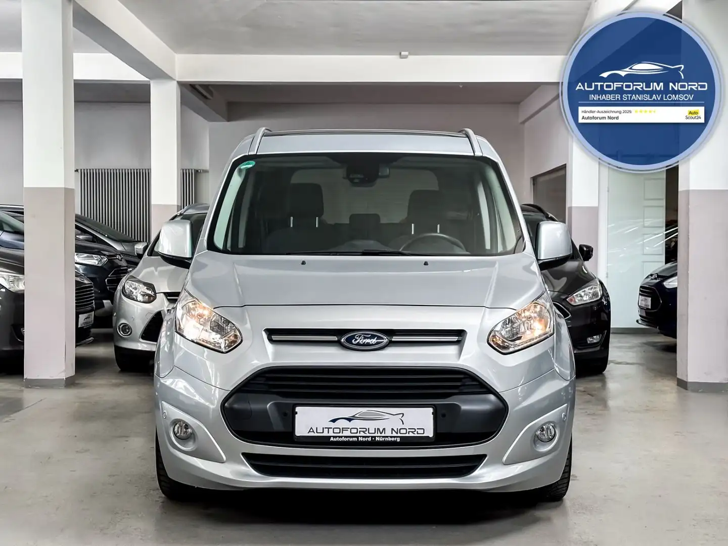 Ford Tourneo Connect Titanium *NEU ZAHNRIEMEN+SERVICE Zilver - 2