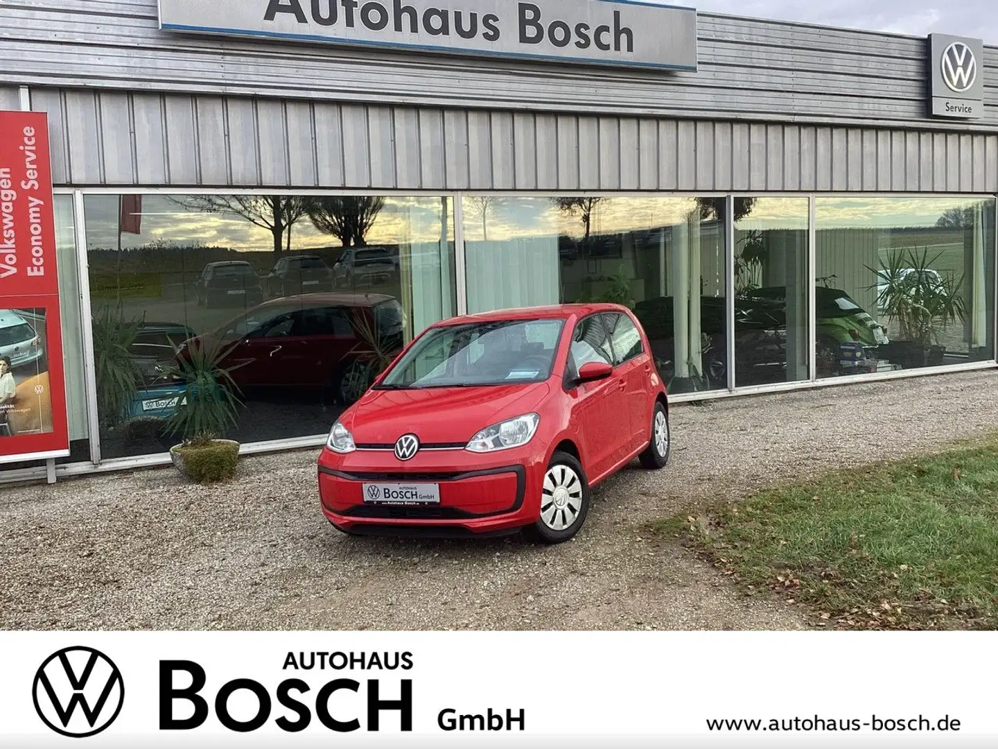 Volkswagen up! 1.0 move 4trg RFK Tempomat PDC Klima Bluetooth Rot - 1