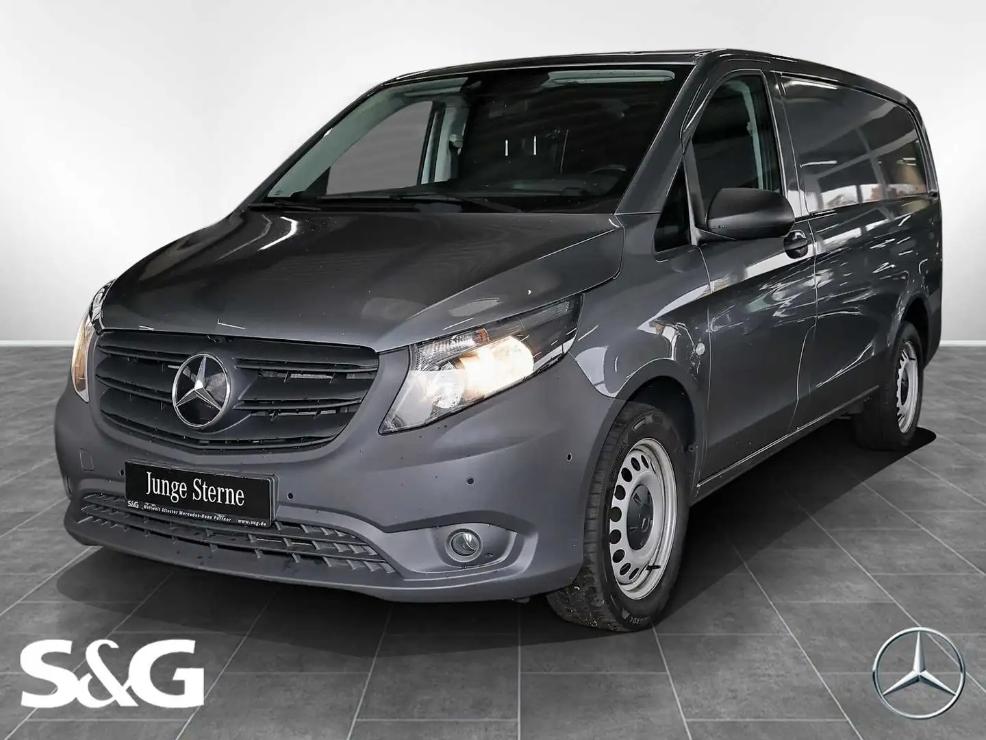 Mercedes-Benz Vito 114 CDI Kasten Lang PRO RüKam+Sitzhzg. Gris - 1