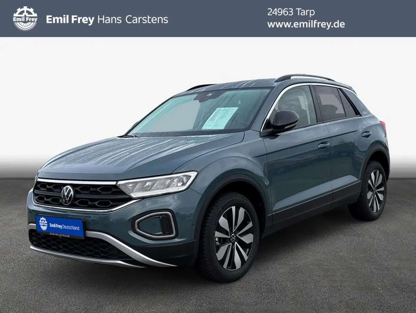 Volkswagen T-Roc Goal 1.0 TSI ACC LED Navi GJR Park Assist Bleu - 1