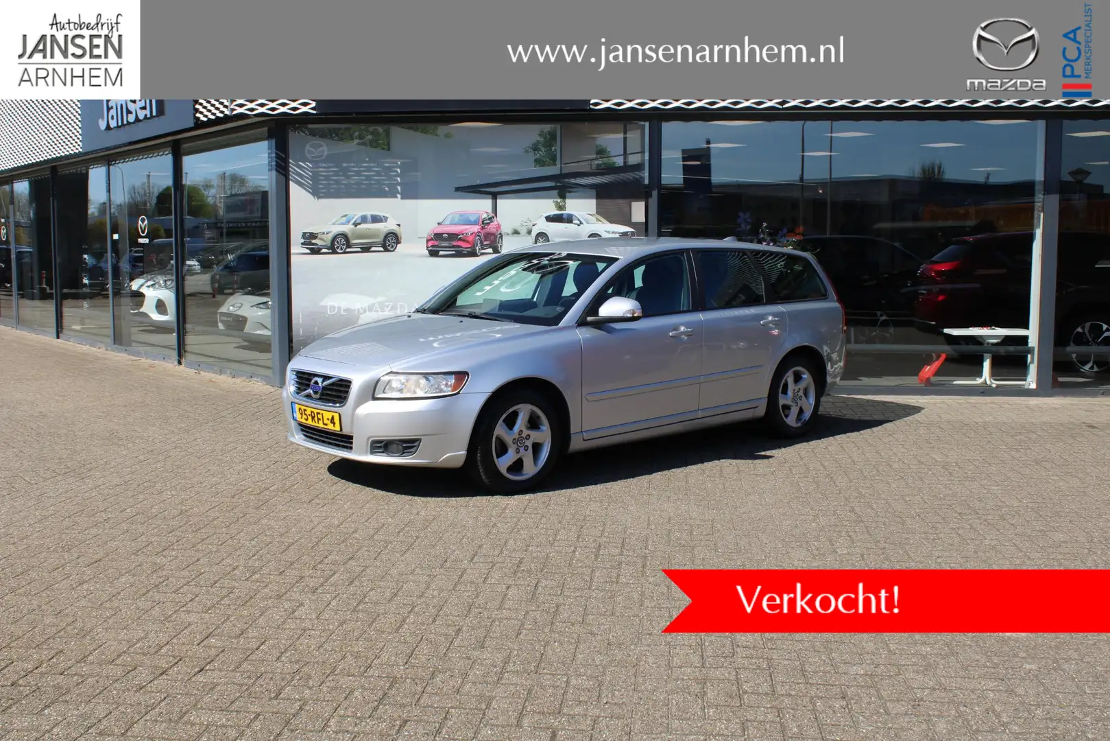 Volvo V50 2.0 Sport , Trekhaak, LMV 16 Inch, PDC, Cruise, Na Gris - 1