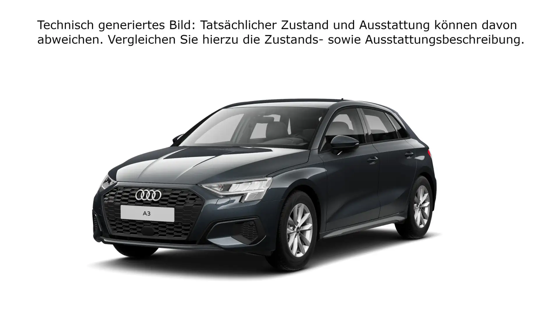 Audi A3 30 TDI Sportback S tronic Grau - 2