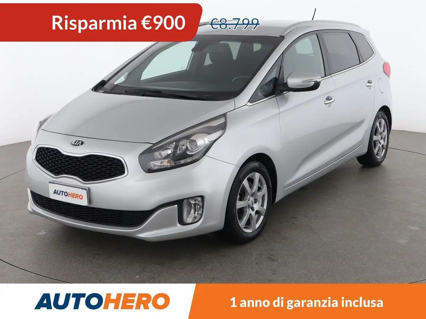 Kia Carens 1.7 CRDi Class 136 CV Auto Argento - 1