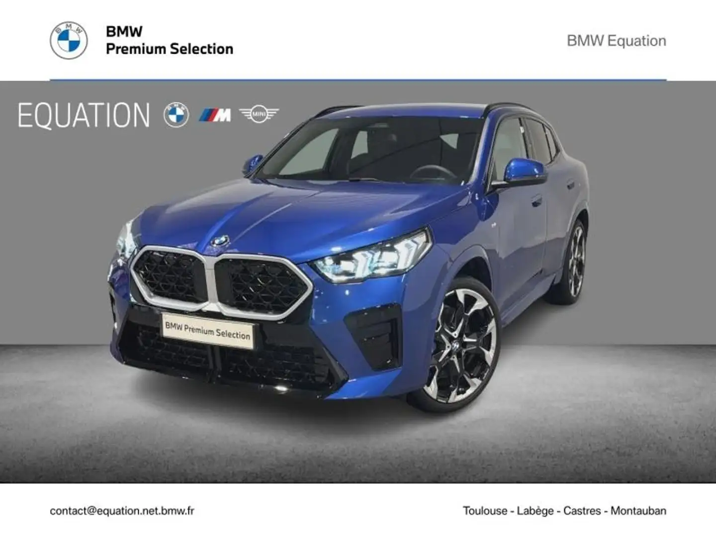 BMW X2 sDrive20iA 170ch M Sport DKG7 Bleu - 1