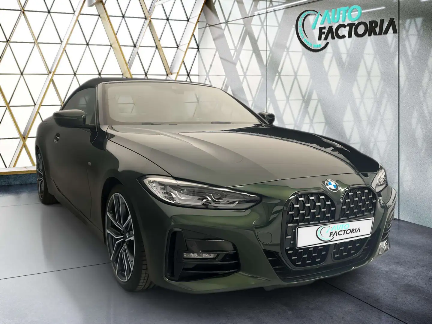 BMW 420 D Cabrio -39% 190cv BVA8 M Sport+GPS+CUIR+Options Vert - 2