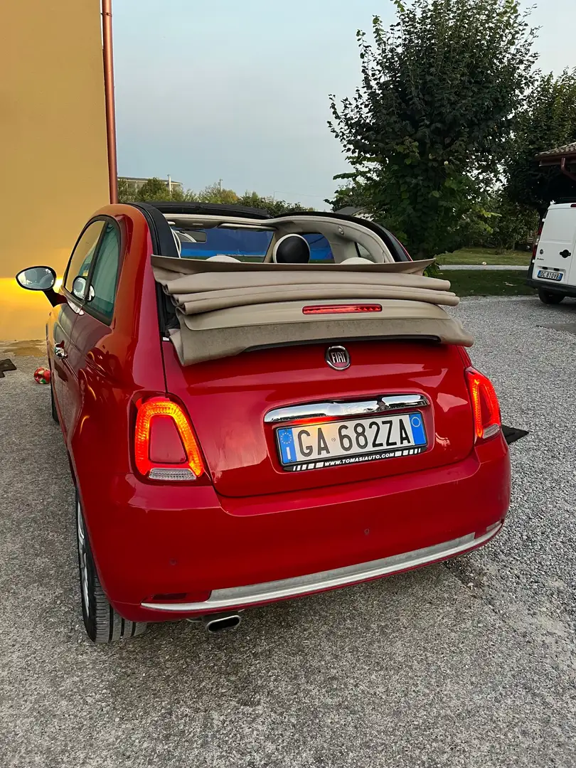 Fiat 500 1.2 Lounge 69cv dualogic my20 Rosso - 1