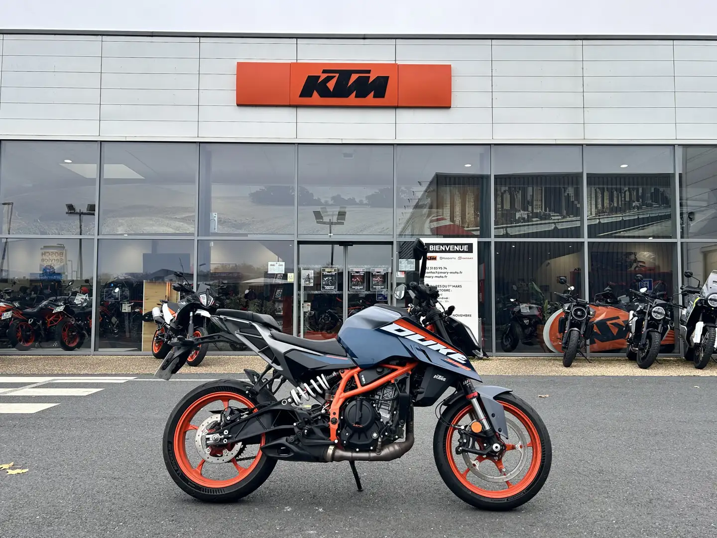 KTM 390 Duke Bleu - 1