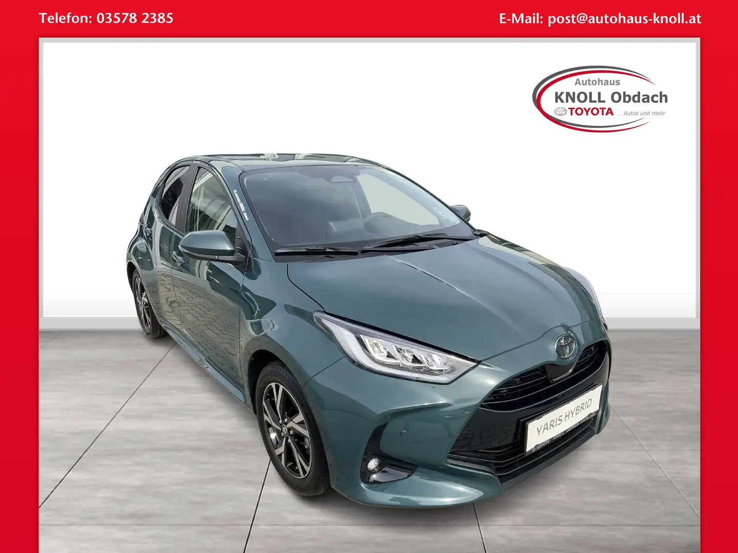 Toyota Yaris 1,5 Hybrid Active Drive Safety Paket kostenlos Grün - 1