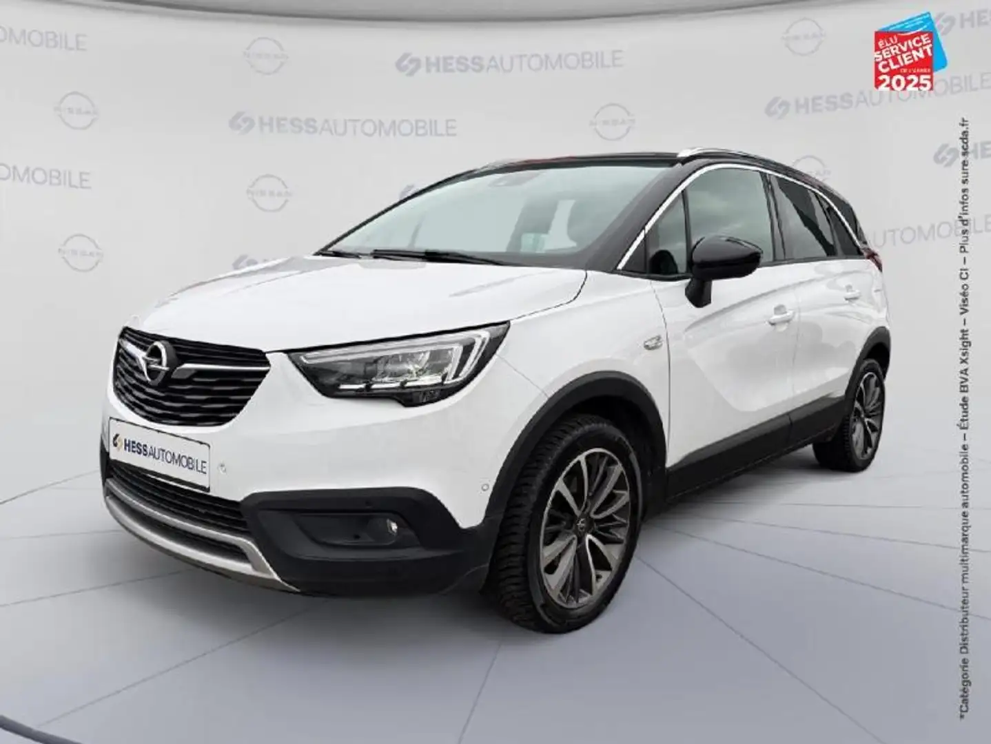 Opel Crossland X 1.5 D 120ch Ultimate BVA Euro 6d-T Blanc - 1