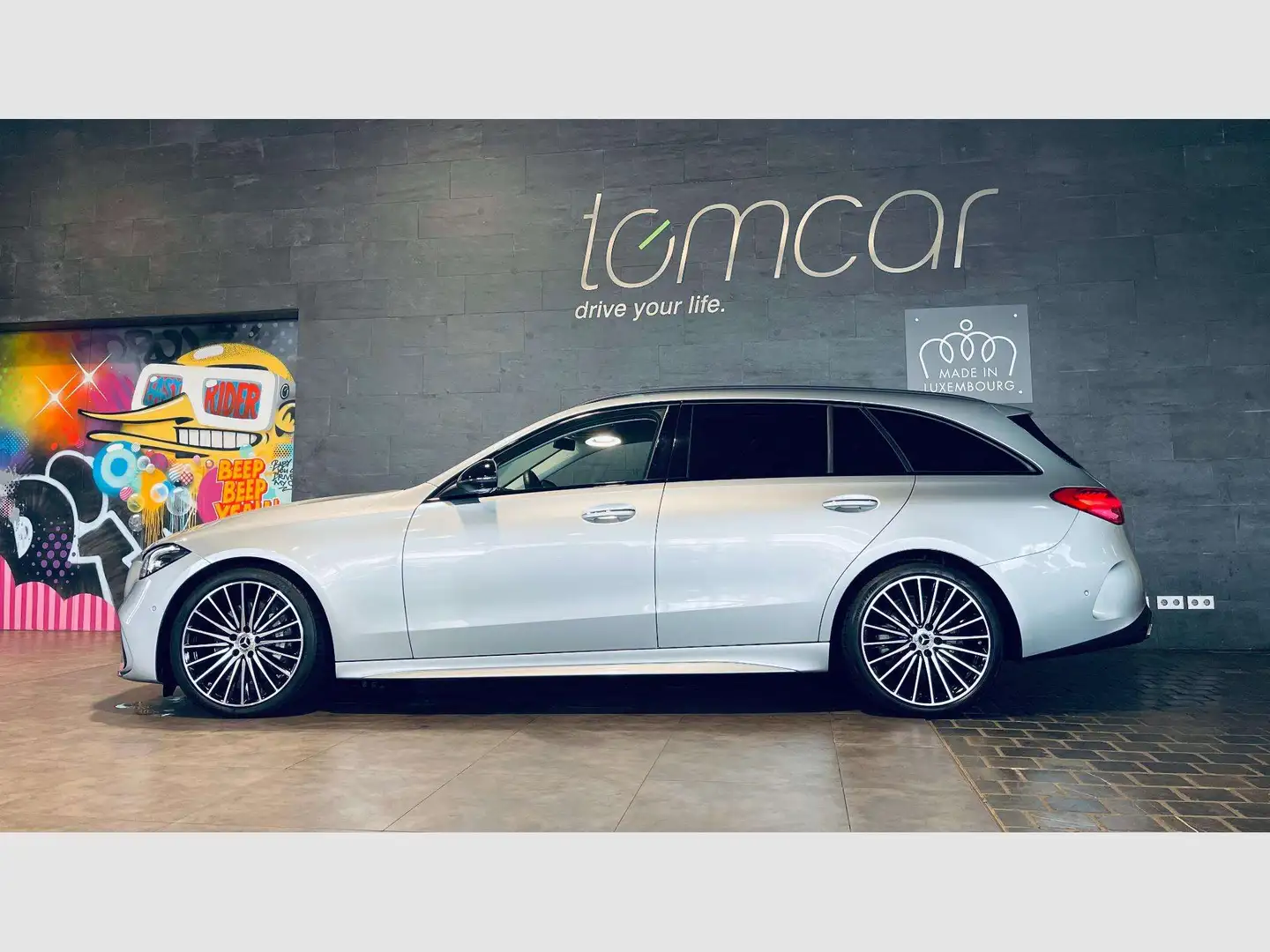 Mercedes-Benz C 220 C 220d T-Modell AMG-Line 9G-Tronic Gris - 1