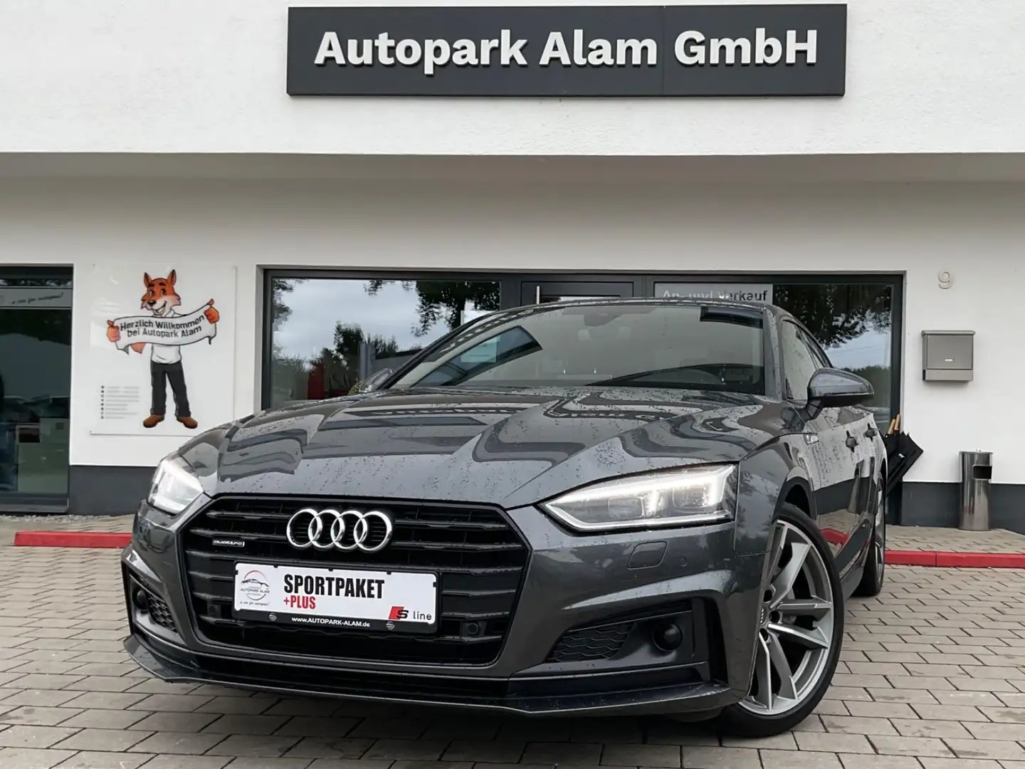 Audi A5 SB 40 TDI quattro S-Line DAB Lane Licht RFK Сірий - 1