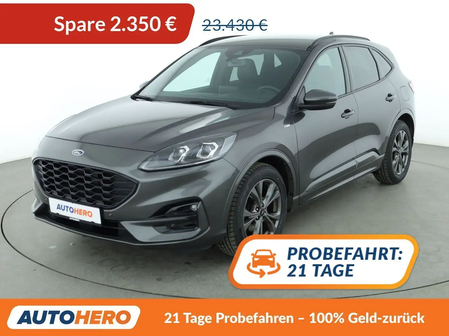 Ford Kuga 2.0 TDCi EcoBlue ST-Line X *NAVI*LED*PDC*SHZ*LHZ* Grau - 1