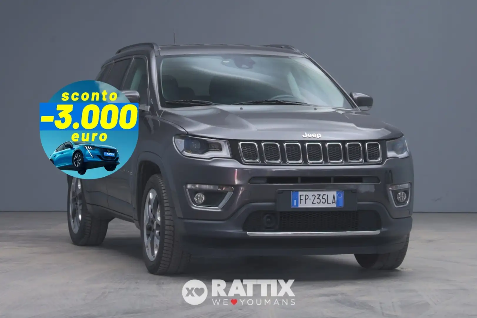 Jeep Compass 1.6 Multijet 120CV Limited Grigio - 1