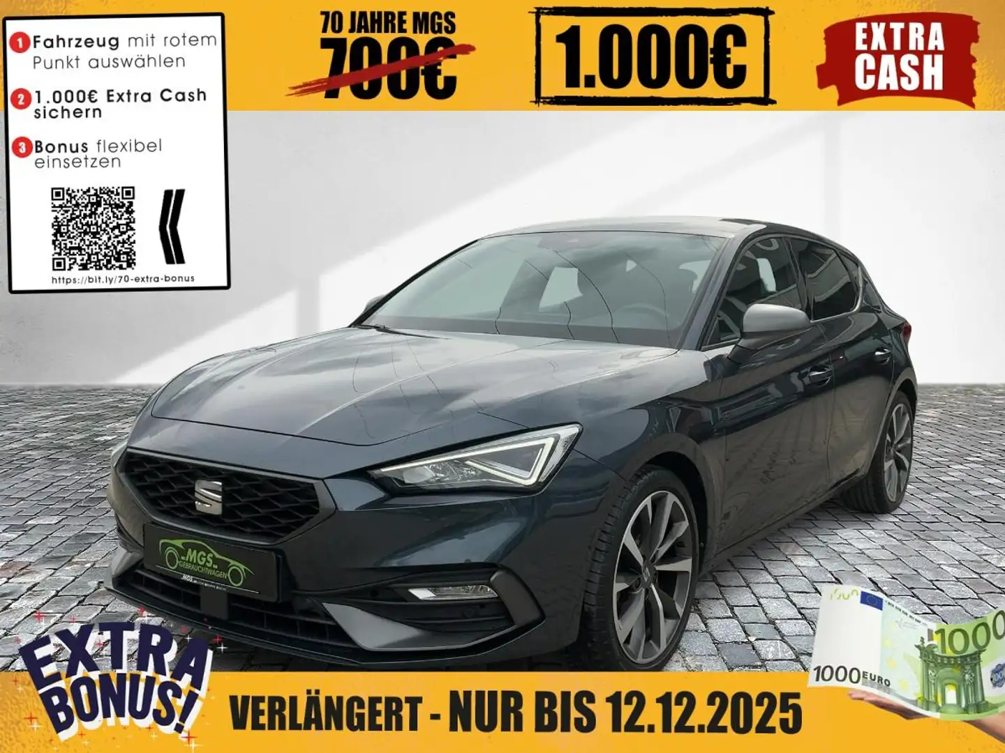 SEAT Leon FR 1.5 TSI DAB #ACC#LED#18"#KAMERA#SHZG Grau - 1
